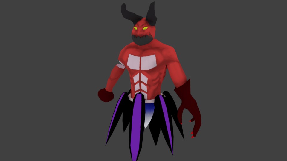 Game Character - Cyborg Demon preview image 1